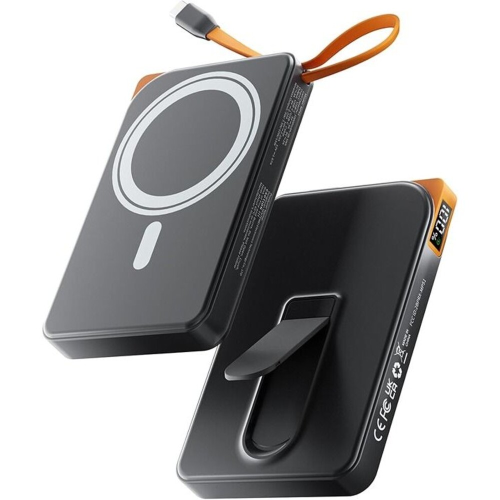 Magsafe Portable Charger, 3-in-1 Magnetic Power Bank with Stand